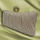 Pink Pleats holding a party bag