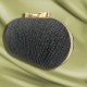 Black Pleated Butterfly Goose Egg Dinner Bag